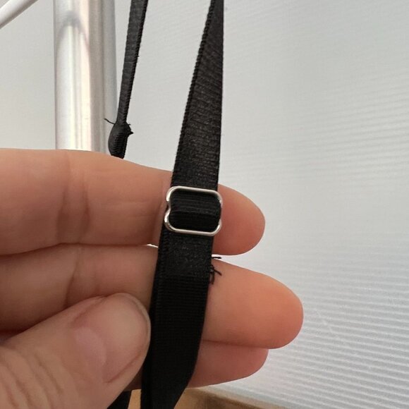 Grace Karin Black Rhinestone Detail Ruffle Hem Strap/less Lined Maxi Dress Sz M - Picture 3 of 16